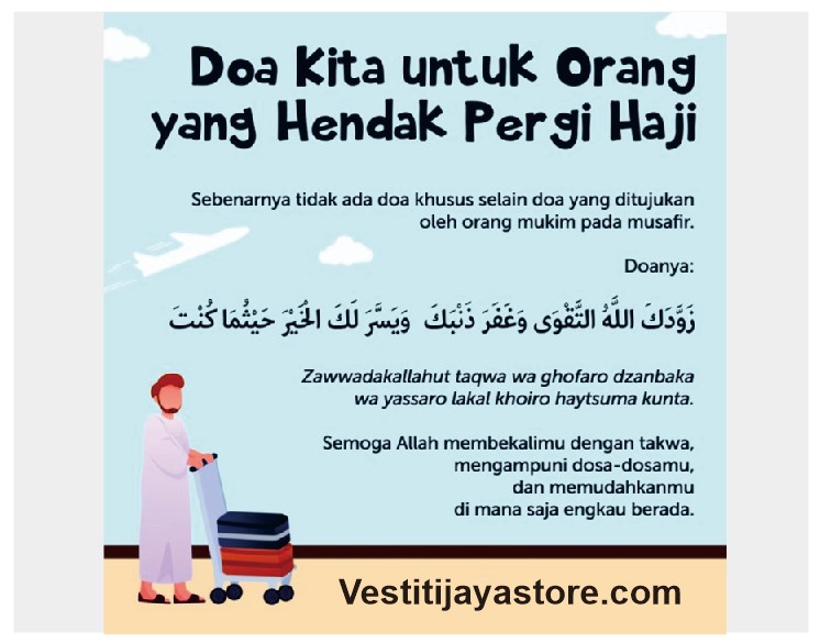 Doa Menjenguk Orang Akan Berangkat Haji