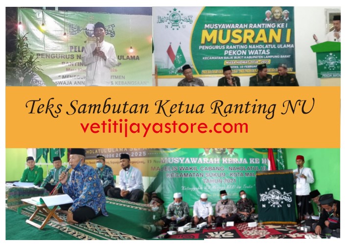 Teks Sambutan Ketua Ranting NU