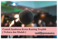 Contoh Sambutan Ketua Ranting Terpilih