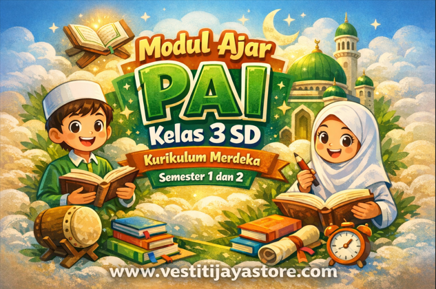 Modul Ajar PAI Kelas 3 SD Kurikulum Merdeka Semester 1 dan 2