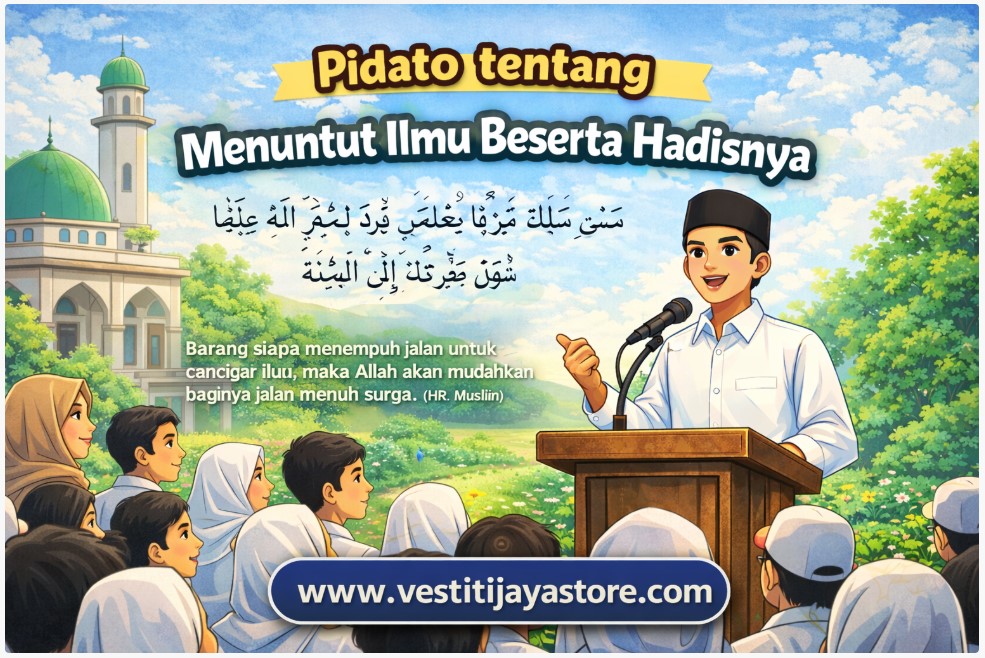 Pidato tentang Menuntut Ilmu Beserta Hadisnya