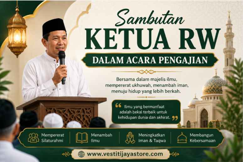 Sambutan Ketua Rw dalam Acara Pengajian